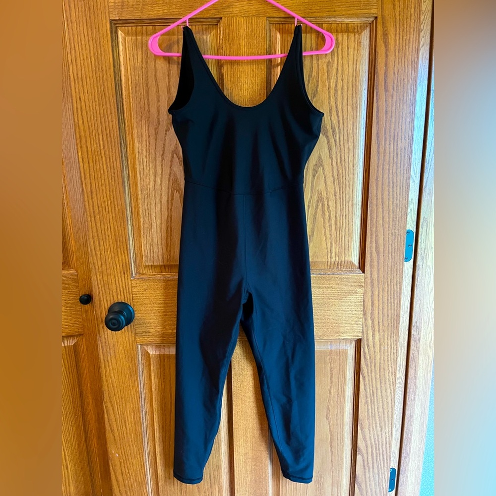 Black Sleeveless Unitard/Jumpsuit Spandex -see description for details
